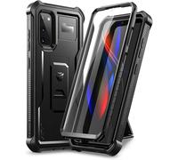 Samsung S20 Case, Built In Screen Protector And Kickstand, Military Grade Shock Resistant Protection For Samsung S20 - Black
