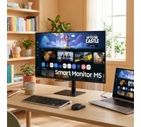 Samsung S32FM500EU Moniteur intelligent 32'' Écran connecté de 32 pouces avec résolution Full HD, applications de streaming intégrées et connectivité