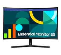 Samsung S36GD Essential S27D366GAU Moniteur incurvé 27" avec Panneau VA, résolution Full HD, Temps de réponse 4 ms, taux de rafraîchissement 100 Hz, Eco Saving Plus, Flicker Free, Noir