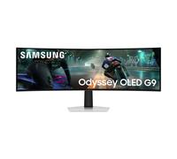 Samsung S49DG910SU écran plat de PC 124,5 cm (49") 5120 x 1440 pixels Dual QHD OLED Argent