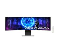 Samsung S49DG950SU, 124,5 cm (49'), 5120 x 1440 pixels, Dual QHD, OLED, 0,03 ms, Argent LS49DG950SUXEN
