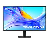Samsung ViewFinity S8 S32D800UBU - S80UD Series - écran LED - USB - 32" - 3840 x 2160 UHD @ 60 Hz - IPS - 350 cd/m² - 1000:1 - HDR10 - 5 ms - HDMI, DisplayPort, USB-C - noir
