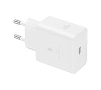Samsung Samsung Adaptateur secteur original avec câble USB-C Chargeur Connexion USB-C et USB Charge rapide 45 Watt 1,8 mètres Blanc Blanc