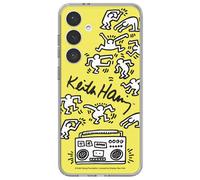 Samsung Samsung Carte Dance Keith Haring originale Galaxy S24 Plus Yellow Jaune