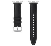 Samsung Original Bracelet Cuir Hybrid Vegan pour Galaxy Watch 8 40/44 mm / Classic 46 mm - S/M/L - Black