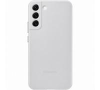 Samsung Samsung Original Coque en cuir pour Galaxy S22 Plus Gris clair Gris clair