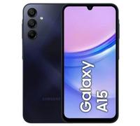 Samsung Galaxy SM-A155F 16,5 cm (6.5") Double SIM hybride Android 14 4G USB Type-C 4 Go 128 Go 5000 mAh Noir, Bleu