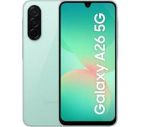 Samsung Galaxy A26 17 cm (6.7") Double SIM Android 15 5G USB Type-C 8 Go 256 Go 5000 mAh Couleur menthe