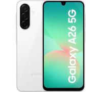 Samsung Galaxy A26 5G 17 cm (6.7") Double SIM hybride Android 15 USB Type-C 8 Go 256 Go 5000 mAh Blanc