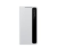 Samsung Smart Clear View Cover Ef-Zg998 - Protection ? Rabat Pour T?L?Phone Portable - Gris Clair - Pour Galaxy S21 Ultra 5g