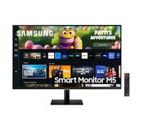 Samsung Smart Monitor Écran PC M5 32" dalle VA,UHD 4K :3840 x 2160, 3000:1, HDR10, 60 Hz, Smart Hub, Game Bar 2.0, TV Plus, Communication Vidéo, Workspace, Microsoft 365, Inclinable, HDMI, USB, Noir