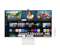 Samsung Smart Monitor 32" M8 M80F UHD 4K 60Hz Blanc