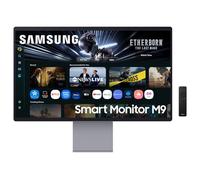 Samsung Smart Monitor M9 (S32FM900), Flat 32", 3840x2160 (UHD 4K), Smart Hub avec AI, Panneau QD-OLED, Office 365, Gaming Hub, Haut-parleur intégré, Télécommande, WiFi, HDMI, DP, USB-C