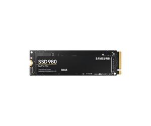 Samsung SSD 980 500 Go M.2 NVMe PCIe 3.0 V-NAND, Lecture 3100 Mo/s, Écriture 2600 Mo/s, IOPS 400K/470K, AES 256-bit, Ref MZ-V8V500BW