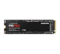 Samsung SSD 990 Pro NVMe M.2 Pcle 4.0, SSD Interne, Capacité 1 To, Vitesse de lecture jusqu'à 7 450 Mo/s, Gestion Intelligente de la Chaleur avec Revêtement en Nickel, MZ-V9P1T0BW