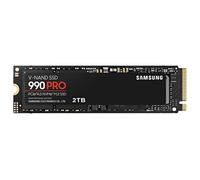 Samsung SSD 990 Pro NVMe M.2 Pcle 4.0, SSD Interne, Capacité 2 To, Vitesse de lecture jusqu'à 7 450 Mo/s, Gestion Intelligente de la Chaleur avec Revêtement en Nickel, MZ-V9P2T0BW
