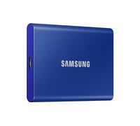 Samsung SSD Externe T7 2 To, Bleu, MU-PC2T0H/WW, Vitesse de lecture/écriture jusqu'à 1050 Mo/s, Sécurisation par mot de passe