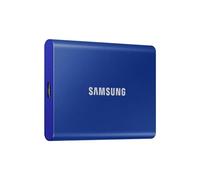 Samsung SSD Externe T7 500 Go, Bleu, MU-PC500H/WW, Vitesse de lecture/écriture jusqu'à 1050 Mo/s, Sécurisation par mot de passe