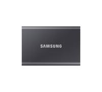 Samsung SSD Portable T7 1 To USB Type-C 3.2 Gen 2 Gris - Lecture 1050 Mo/s, Ecriture 1000 Mo/s, Chiffrement AES 256 bits, Aluminium