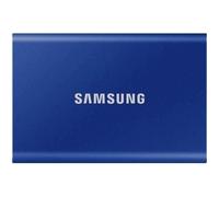 SAMSUNG - T7 Bleu - SSD Externe - 2 To - USB 3.2 - Vitesse lecture jusqu'à 1 050 Mo/s