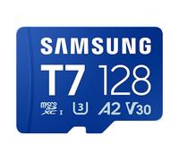 Samsung T7 Carte microSD, 128 Go, Carte mémoire pour Jeux Mobiles sur Smartphones, tablettes et Consoles Portables, UHS-I U3, Full HD & 4K UHD, 170 Mo/s en Lecture, MB-MB128T/WW