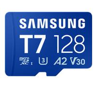 Samsung T7 Carte microSD, 128 Go, Carte mémoire pour Jeux Mobiles sur Smartphones, tablettes et Consoles Portables, UHS-I U3, Full HD & 4K UHD, 170 Mo/s en Lecture, MB-MB128T/WW