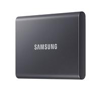 Samsung T7 MU-PC1T0T - SSD - chiffré - 1 To - externe (portable) - USB 3.2 Gen 2 (USB-C connecteur) - AES 256 bits - gris titan