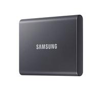 Samsung T7 MU-PC2T0T - SSD - chiffré - 2 To - externe (portable) - USB 3.2 Gen 2 (USB-C connecteur) - AES 256 bits - gris titan