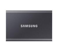 Samsung T7 MU-PC4T0T - SSD - chiffré - 4 To - externe (portable) - USB 3.2 Gen 2 (USB-C connecteur) - AES 256 bits - gris