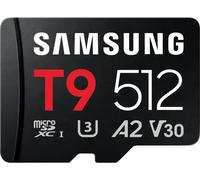 Samsung T9 Carte microSDXC au détail 512 GB UHS-I U3, A2 Application Performance Class, Class 10, v30 Video Speed Class