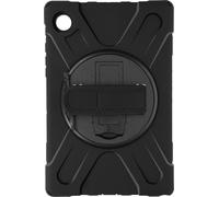 Samsung Tab A8 10.5 Housse de protection hybride avec support et bandoulière - Noir