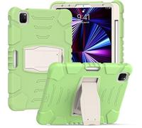 Samsung Tab One Cover de 8,4 Pouces T307 avec Support, Durable, Hybride, Choc, résistant, Trois Couches, étui de Protection en Silicone pour Tablette Enfant (Vert Matcha)