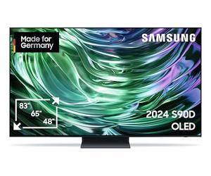 Samsung Téléviseur OLED 4K S90D, 138 cm, processeur NQ AI Gen2, OLED HDR+, amélioration AI 4K, hub jeu 144 Hz, son Dolby Atmos, OTS Lite, Knox Security, Smart KI TV [version Allemande]