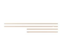 Samsung The Frame - Cadre TV 55" biseauté doré sable - Accessoire pour TV The Frame 55" (LS03A, LS03B, LS03BG) - Fixation par aimant
