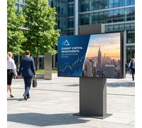 Samsung The Terrace TV extérieure 55'' 4K Neo QLED Téléviseur professionnel de 55 pouces avec surface 4K Neo QLED, haute luminosité, connectivité