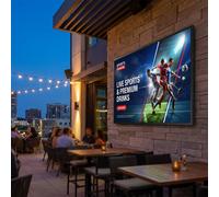 Samsung The Terrace TV extérieure 75'' 4K Neo QLED Téléviseur professionnel de 75" avec surface 4K Neo QLED, haute luminosité et protection IP56,