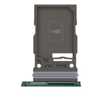 Tiroir Carte SIM pour Galaxy S22 Ultra Dual Nano SIM Original Samsung Vert