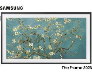 Samsung TQ32LS03CBU - 32" The Frame LS03C Series TV LCD rétro-éclairée par LED - QLED - Smart TV - Tizen OS - 1080p 1920 x 1080 - HDR - Quantum Dot - noir