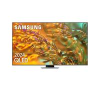 Samsung TV QLED 4K 2024 55Q80D Smart TV de 55" avec Image et Son améliorés, Meilleur Contrôle des Couleurs avec Full Array, Le Meilleur Smart TV et Écoutez Tous Les Haut-parleurs avec Q-Symphony