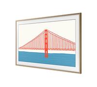 Samsung VG-SCFA43TK - Cadre décoratif pour TV - 43' - teck - pour Samsung QE43LS03AAU, QE43LS03AU, QN43LS03AAF