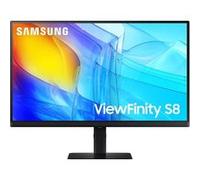Samsung ViewFinity S8 S32D800EAU - S80D Series - écran LED - 32" - 3840 x 2160 UHD @ 60 Hz - VA - 350 cd/m² - 3000:1 - HDR10 - 5 ms - HDMI, DisplayPort - noir Noir