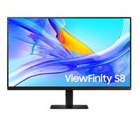 Samsung Écran PC ViewFinity - S80UD 32'', Résolution 4K UHD (3,840 x 2,160), HDR10, Dalle VA, 350 CD/m2, Installation One Click, Orientable, Inclinable, Pivotable, USB-C (90W), LS32D800UAUXEN