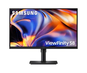 Samsung ViewFinity S8 S80HF 5K 27", 16:9, 1000:1, 5120 x 2880, 60Hz, USB-C, Easy Connection, Ergonomic Design, HDR10, LAN Port, KVM Switch, Display Manager, LS27H804EFAXEN