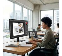 Samsung ViewFinity S80D Moniteur UHD 37'' Moniteur professionnel 4K UHD de 37 pouces avec HDR10, hub USB intégré et support ergonomique complet pour