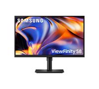 Samsung ViewFinity S8 S80HF 5K 27", 16:9, 1000:1, 5120 x 2880, 60Hz, USB-C, Easy Connection, Ergonomic Design, HDR10, LAN Port, KVM Switch, Display Manager, LS27H804EFAXEN