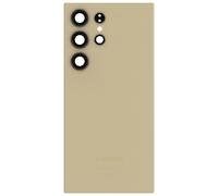 Samsung Vitre arrière Original pour Samsung Galaxy S24 Ultra Beige