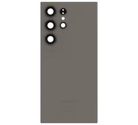 Samsung Vitre arrière Original pour Samsung Galaxy S24 Ultra Gris foncé