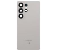 Vitre arrière pour Samsung Galaxy S25 Ultra Original Service Pack Samsung Gris clair