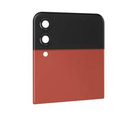 Vitre Arrière Supérieure pour Samsung Galaxy Z Flip 4 avec Écran Externe Samsung Rouge