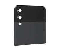 Vitre Arrière Supérieure pour Samsung Galaxy Z Flip 4 avec Écran Externe Noir